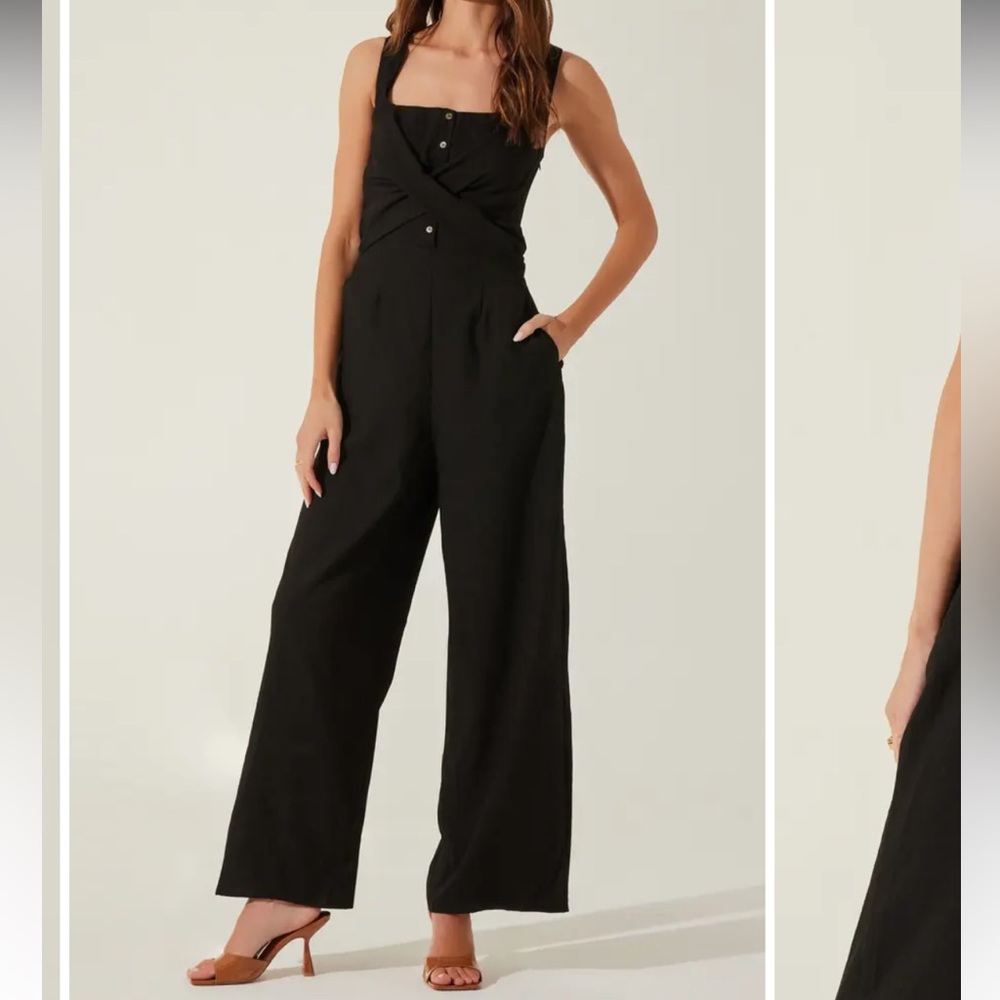 ASTR Cross Front Jumpsuit